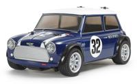 Tamiya 1:10 RC auto Elektro Straatmodel RC Mini Cooper Racing MB-01 Blauw Voorwielaandrijving Bouwpakket 2,4 GHz - thumbnail