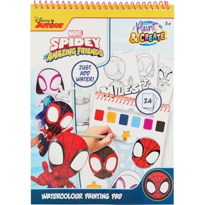 Canenco Spidey water verfset boek - incl kwast
