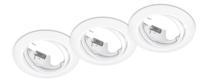 Trio Set ronde inbouwspotsJura (3x) GU10 8,3cm wit - 650100331 - thumbnail