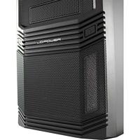 Pro-Line PRO-925B - Midtowermodel - ATX 600 Watt ( ATX12V 2.31 ) - zwart, fijnmazig zwart - USB/Audio - thumbnail