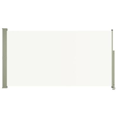 VidaXL Tuinscherm uittrekbaar 160x300 cm crèmekleurig