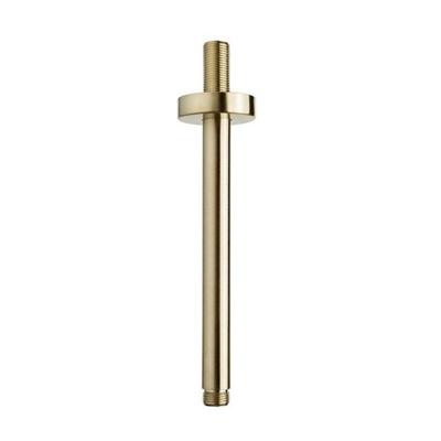 Wiesbaden Luxe Douche-Arm Rond Plafondbevestiging 20 cm Geborsteld Messing