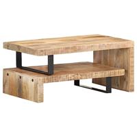 2-delige Salontafelset massief mangohout - thumbnail