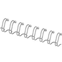 Fellowes draadruggen, doos van 100 stuks, 10 mm, zilver - thumbnail