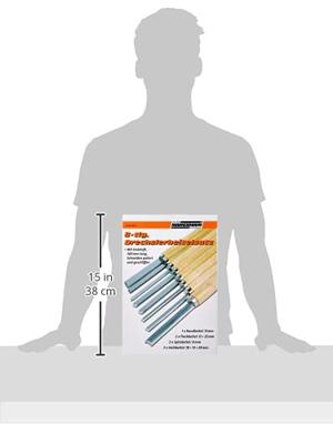Brüder Mannesmann Houtdraaibeitelset 8 dlg (Hobby) - 691-8