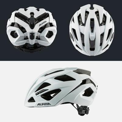 Olympic Sportswear Alpina sports race helm valparola 55-59 mat wit - thumbnail