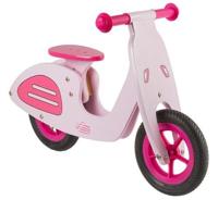 Vespa Loopfiets hout roze - thumbnail
