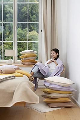 David Fussenegger David Fussenegger Sylt sierkussenhoes Uni 50x50 Zement