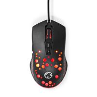 Gaming Muis | Bedraad | DPI: 800 / 1200 / 2400 / 3200 / 4800 / 7200 dpi | Instelbare DPI | Aantal knoppen: 7 | Programmeerbare knoppen | Rechtshandig | 1.50 m | RGB - thumbnail