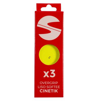 PACK OF 3 OVERGRIPS SMOOTH SOFTEE CINETIK