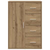 Dressoir met lade Artisan Eiken 60 x 31 x 84 cm Bewerkt hout - thumbnail