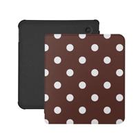 Lunso Kobo Libra Colour hoesje (7 inch) - Vegan Saffiano Leren Sleep Cover - Vintage Dots - thumbnail