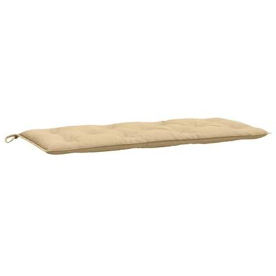 Tuinbankkussens 2 st 120x50x7 cm stof gemleerd beige Tuinbankkussens 2 st 120x50x7 cm stof gemleerd beige