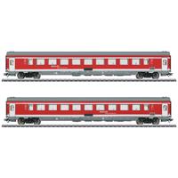 Märklin 42989 H0 set van 2 personenrijtuigen van de München-Nürnberg Express van de DB-AG - thumbnail