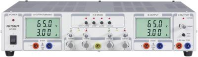 VOLTCRAFT VSP 2653 Labvoeding, regelbaar 0.1 - 65 V/DC 0 - 3 A 399 W Aantal uitgangen: 3 x
