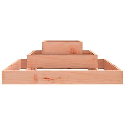 VidaXL Plantenbak 80x80x27 cm massief douglashout