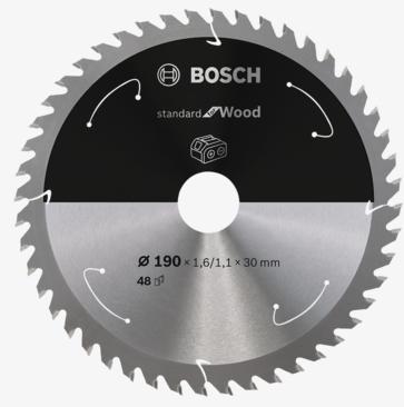 Bosch Accessories Bosch Power Tools 2608837710 Hardmetaal-cirkelzaagblad 190 x 30 mm Aantal tanden: 48 1 stuk(s) Bosch Accessories Bosch Power Tools 2608837710 Hardmetaal-cirkelzaagblad 190 x 30 mm Aantal tanden: 48 1 stuk(s)