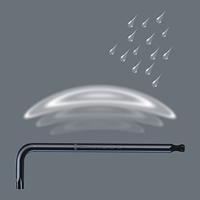 Wera 967 PKL/9 TORX® Stiftsleutelset, BlackLaser, 9 -delig - 1 stuk(s) - 05024242001 - thumbnail