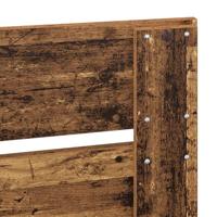 Bedframe met hoofdeinde Oudhout 90 x 190 cm Massief grenenhout - thumbnail
