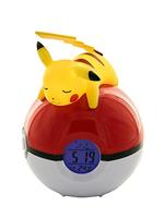 Pokémon Alarm Clock Pokeball with Light Pikachu 18 cm - thumbnail