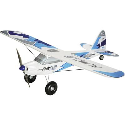 Multiplex BK FunCub NG blau Wit, Blauw RC motorvliegtuig Bouwpakket 1410 mm