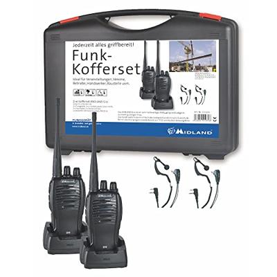 Midland G10 Pro PMR 2er Handwerker-Koffer C1107.S1 PMR-portofoon Set van 2 stuks