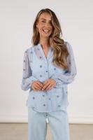 Nukus Rosan Blouse Embroidery | Ice - thumbnail