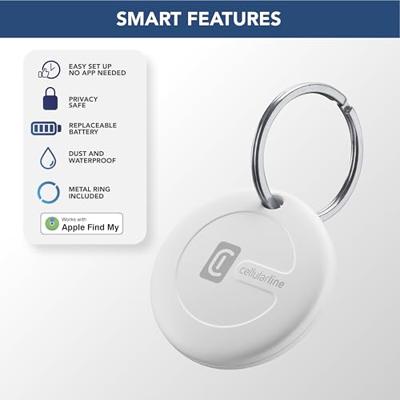 Cellularline Tracy Bluetooth tracker Wit