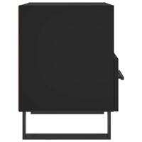 Nachtkastjes 2 st 40x35x47,5 cm bewerkt hout zwart - thumbnail