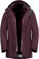 Jack wolfskin Rotwand 3 in 1 jas Dames Amaranth S - thumbnail