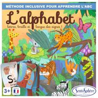 Bordspel - SENTOSFEER - Het Alfabet - Hoofdletters - Kleine letters - Braille - Gebarentaal - Vanaf 3 jaar - thumbnail