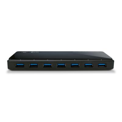 TP-LINK UH720 7 + 2 poorten USB-hub Met snellaadpoort Zwart