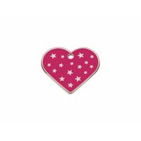 Naamplaatje voor halsband Imarc PetScribe Passion Roze Zilver - thumbnail