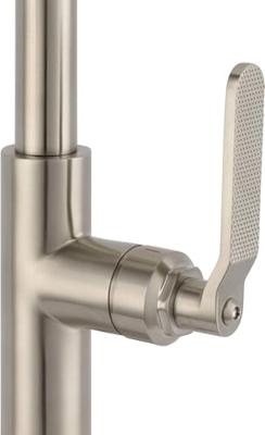 Ben Industor wastafelkraan met cold start RVS-look