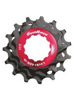Shimano Sunrace sluitring met kransjes 11v 11/13/15t zwart - thumbnail