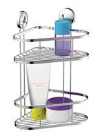 EISL Douche hoekrek 2 laags | chroom | om te lijmen of te schroeven - BA0203 BA0203 - thumbnail