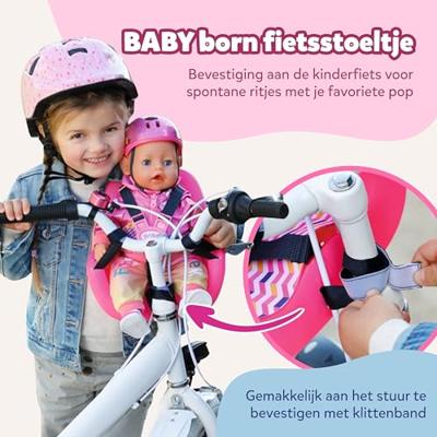 Baby Born fietsstoeltje roze Baby Born fietsstoeltje roze