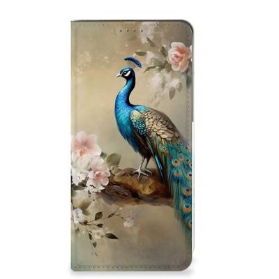Smartphone hoesje voor Google Pixel 7A Vintage Pauwen