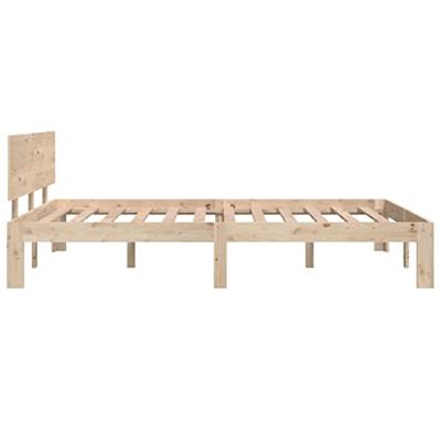 Bedframe massief hout 120x190 cm 4FT Small Double Bedframe massief hout 120x190 cm 4FT Small Double