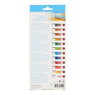Talens Art Creation aquarelverf tube van 12 ml, set van 12 tubes in geassorteerde kleuren