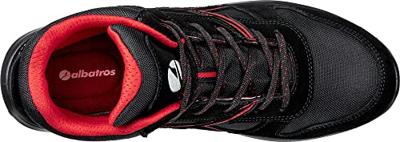 Albatros CLIFTON MID SRC 638700210000040 Hoge veiligheidsschoenen S3 Schoenmaat (EU): 40 Zwart, Rood 1 paar