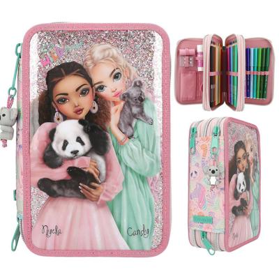 TOPModel Wild 3-vaks etui - roze