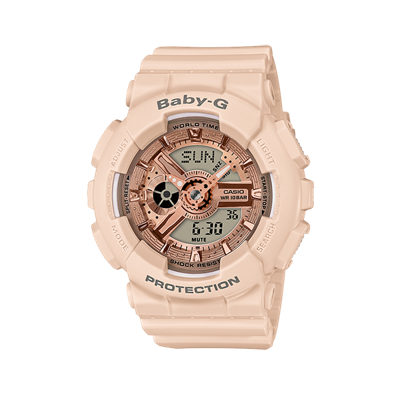 Casio Baby-G Standaard Analoog-Digitale Horloge BA-110CP-4A - Roze