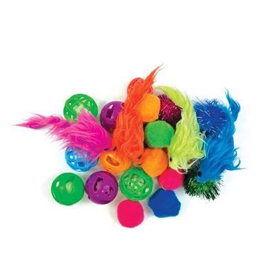 Happy Pet tabby patch variatie pack speeltjes