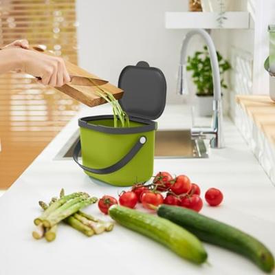 Rotho ALBULA Bio Afvalbakje 3.2L Lime Rotho ALBULA Bio Afvalbakje 3.2L Lime