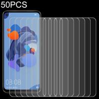 50 stuks voor Huawei Nova 5i Pro 9H 2.5 D scherm gehard glas film - thumbnail