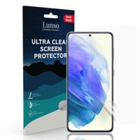 Lunso - Duo Pack (2 stuks) Beschermfolie - Full Cover Screen Protector - Samsung Galaxy S22 - thumbnail