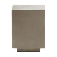Kave Home Rustella bijzettafel 35x35 cm Cement - thumbnail