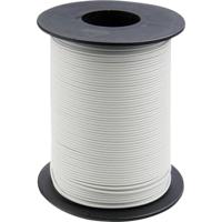Donau Elektronik 105-5-100 Schakeldraad 1 x 0.20 mm² Wit 100 m - thumbnail