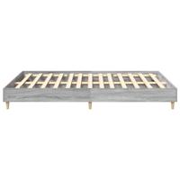 Bedframe zonder matras 150x200 cm spaanplaat grijs Sonoma - thumbnail
